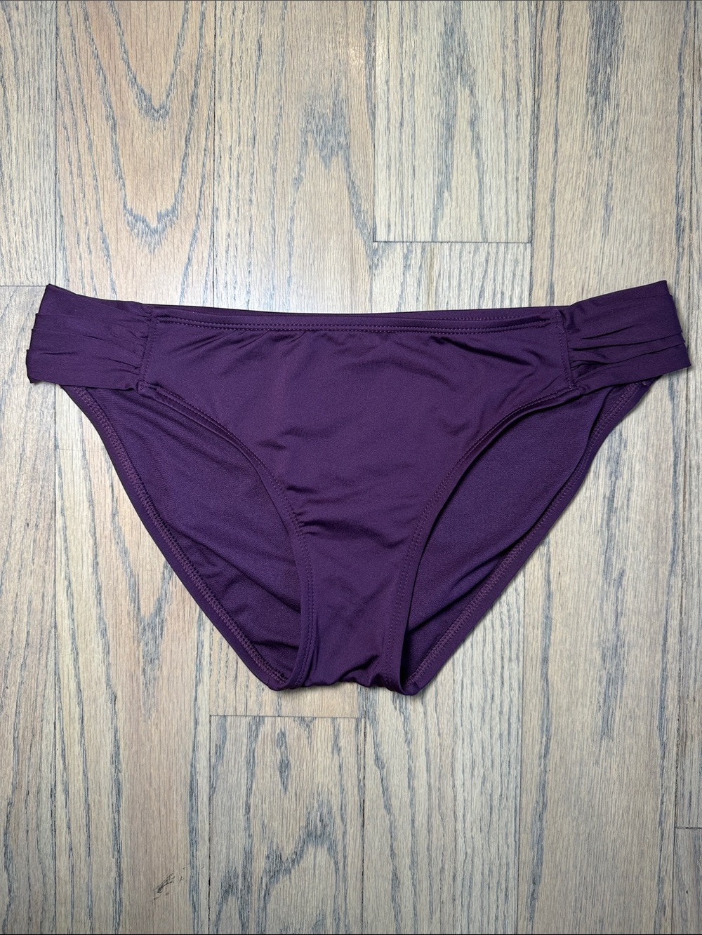 Kona Sol Womenβs Burgundy Plum Bikini Bottom Size Large